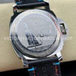 HW Factory Panerai Luminor PAM00724 44mm Steel Leather Strap Arabic Numerals Black Dial
