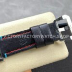 HW Factory Panerai Luminor PAM00724 44mm Steel Leather Strap Arabic Numerals Black Dial