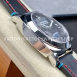 HW Factory Panerai Luminor PAM00724 44mm Steel Leather Strap Arabic Numerals Black Dial