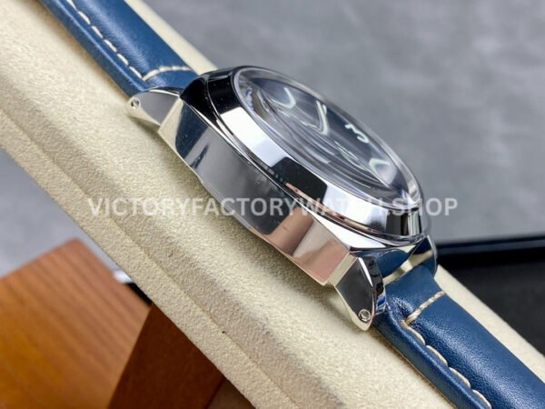 HW Factory Panerai Luminor PAM1085 44mm Steel Leather Strap Arabic Numerals Blue Dial