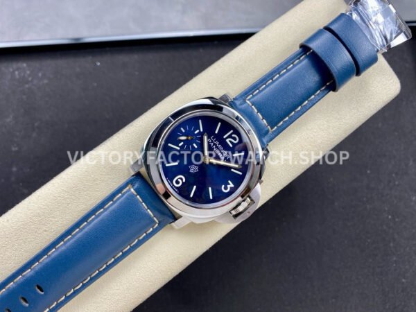 HW Factory Panerai Luminor PAM1085 44mm Steel Leather Strap Arabic Numerals Blue Dial