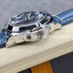 HW Factory Panerai Luminor PAM1085 44mm Steel Leather Strap Arabic Numerals Blue Dial