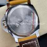 HW Factory Panerai Luminor Pam00417 44mm Steel Leather Strap Arabic Numerals Black Dial (1) HW Factory Panerai Luminor Pam00417 44mm Steel Leather Strap Arabic Numerals Black Dial
