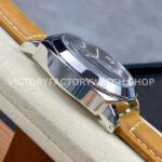 HW Factory Panerai Luminor Pam00417 44mm Steel Leather Strap Arabic Numerals Black Dial (4) HW Factory Panerai Luminor Pam00417 44mm Steel Leather Strap Arabic Numerals Black Dial