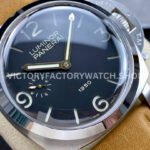 HW Factory Panerai Lumnior 1950 PAM00127 47mm Steel Leather Strap Arabic Numerals Black Dial