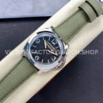 HW Factory Panerai Lumnior 1950 PAM606 47mm Steel Leather Strap Arabic Numerals Black Dial