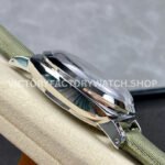 HW Factory Panerai Lumnior 1950 PAM606 47mm Steel Leather Strap Arabic Numerals Black Dial