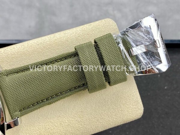 HW Factory Panerai Lumnior 1950 PAM606 47mm Steel Leather Strap Arabic Numerals Black Dial