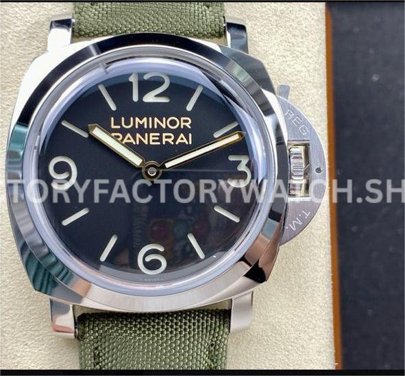 HW PAM606 Panerai Luminor 1950 black dial 47mm