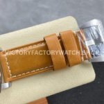 HW Factory Panerai Lumnior PAM1080 47mm Steel Leather Strap Arabic Numerals Black Dial