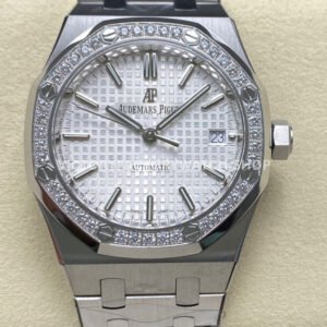AP 15450ST diamond bezel silver