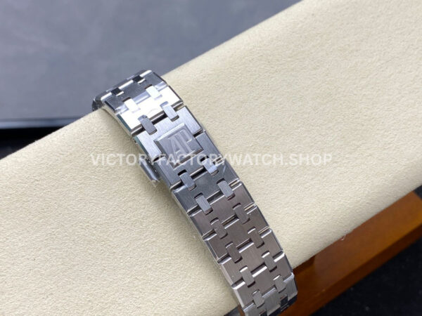 IPF Factory Audemars Piguet Royal Oak 15450ST.OO.1256ST.01 37mm Stainless Steel Diamond Bezel Silver Dial (7) IPF Factory Audemars Piguet Royal Oak 15450ST.OO.1256ST.01 37mm Stainless Steel Diamond Bezel Silver Dial