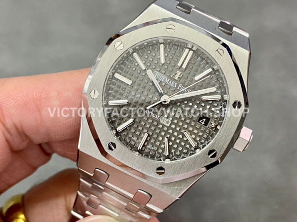 IPF Factory Audemars Piguet Royal Oak 15450ST.OO.1256ST.02 37mm Stainless Steel Grey Dial (1) IPF Factory Audemars Piguet Royal Oak 15450ST.OO.1256ST.02 37mm Stainless Steel Grey Dial