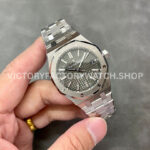 IPF Factory Audemars Piguet Royal Oak 15450ST.OO.1256ST.02 37mm Stainless Steel Grey Dial (2) IPF Factory Audemars Piguet Royal Oak 15450ST.OO.1256ST.02 37mm Stainless Steel Grey Dial
