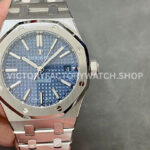 IPF Factory Audemars Piguet Royal Oak 15450ST.OO.1256ST.03 37mm Stainless Steel Blue Dial (3) AP 15450ST blue dial steel