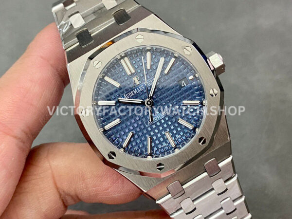 IPF Factory Audemars Piguet Royal Oak 15450ST.OO.1256ST.03 37mm Stainless Steel Blue Dial (9) IPF Factory Audemars Piguet Royal Oak 15450ST.OO.1256ST.03 37mm Stainless Steel Blue Dial