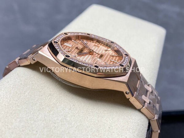 IPF Factory Audemars Piguet Royal Oak 15451OR.ZZ.1256OR.03 37mm Rose Gold Diamond Bezel Champagne Dial (7) IPF Factory Audemars Piguet Royal Oak 15451OR.ZZ.1256OR.03 37mm Rose Gold Diamond Bezel Champagne Dial Brand : Audemars Piguet