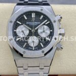 26331ST black dial AP chronograph steel