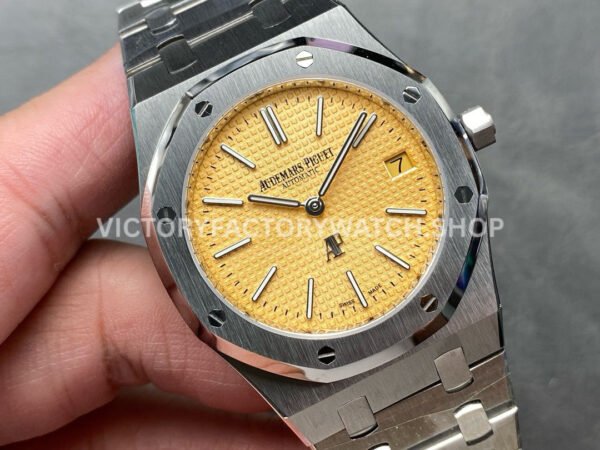 IPF Factory Audemars Piguet Royal Oak Jumbo 15202BC.OO.1240BC.01 39mm Full White Gold Pink Dial