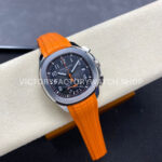 MMA Factory Patek Philippe Aquanaut 5968A-001 42.2mm Steel Orange Rubber Strap Black Dial (1) MMA Factory Patek Philippe Aquanaut 5968A-001 42.2mm Steel Orange Rubber Strap Black Dial