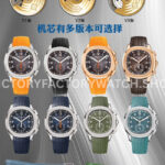 MMA Factory Patek Philippe Aquanaut 5968A-001 42.2mm Steel Orange Rubber Strap Black Dial (14) MMA Factory Patek Philippe Aquanaut 5968A-001 42.2mm Steel Orange Rubber Strap Black Dial