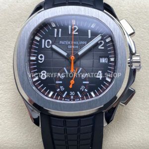 MMA Patek Philippe Aquanaut 5968A-001 black dial steel 42.2mm