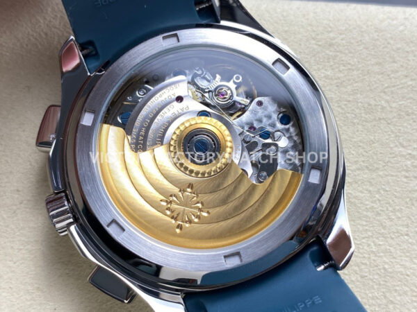 MMA Factory Patek Philippe Aquanaut 5968G-001 42.2mm White Gold Blue Rubber Strap Blue Dial (1) MMA Factory Patek Philippe Aquanaut 5968G-001 42.2mm White Gold Blue Rubber Strap Blue Dial