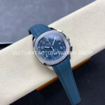 MMA Factory Patek Philippe Aquanaut 5968G-001 42.2mm White Gold Blue Rubber Strap Blue Dial (5) MMA Factory Patek Philippe Aquanaut 5968G-001 42.2mm White Gold Blue Rubber Strap Blue Dial