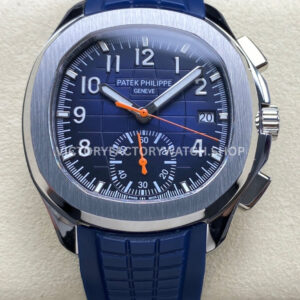 MMA Patek Philippe Aquanaut 5968G Arabic blue dial