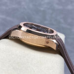 MMA Factory Patek Philippe Aquanaut 5968R-0001 42.2mm Rose Gold Brown Rubber Strap Arabic Numerals Brown Dial (9) MMA Factory Patek Philippe Aquanaut 5968R-0001 42.2mm Rose Gold Brown Rubber Strap Arabic Numerals Brown Dial