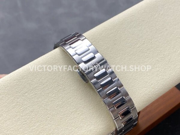 MS Factory Patek Philippe Nautilus 7118/1200A-010 35.2mm Full Steel Diamond Bezel White Dial