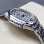 MS Factory Patek Philippe Nautilus 7118/1200A-010 35.2mm Full Steel Diamond Bezel White Dial