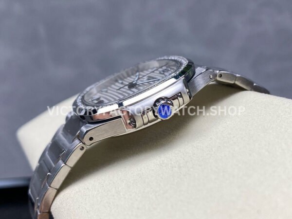 MS Factory Patek Philippe Nautilus 7118/1200A-010 35.2mm Full Steel Diamond Bezel White Dial