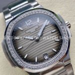 MS Factory Patek Philippe Nautilus 7118/1200A-011 35.2mm Full Steel Diamond Bezel Grey Dial