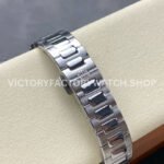 MS Factory Patek Philippe Nautilus 7118/1200A-011 35.2mm Full Steel Diamond Bezel Grey Dial