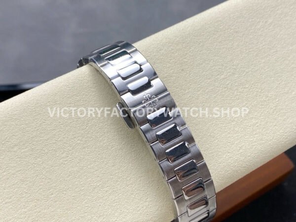 MS Factory Patek Philippe Nautilus 7118/1200A-011 35.2mm Full Steel Diamond Bezel Grey Dial