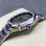 MS Factory Patek Philippe Nautilus 7118/1200A-011 35.2mm Full Steel Diamond Bezel Grey Dial