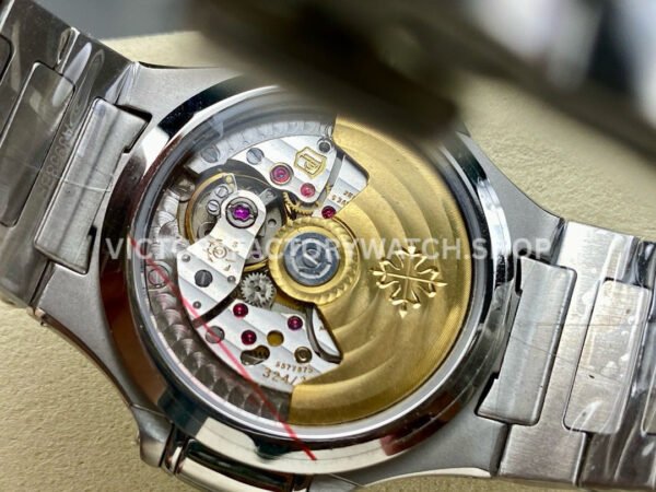 MS Factory Patek Philippe Nautilus 7118/1200A-011 35.2mm Full Steel Diamond Bezel Grey Dial