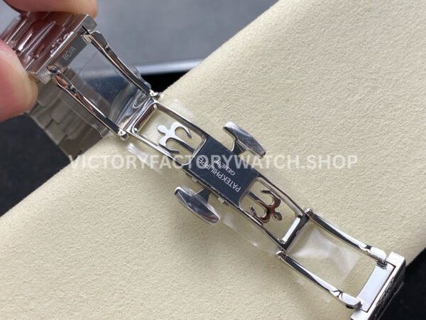 MS Factory Patek Philippe Nautilus 7118/1200A-011 35.2mm Full Steel Diamond Bezel Grey Dial