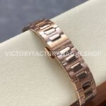 MS Factory Patek Philippe Nautilus 7118/1200R-010 35.2mm Full Rose Gold Diamond Bezel Champagne Dial