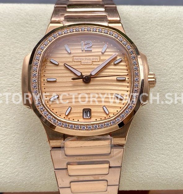 MS Patek Philippe Nautilus 7118 1200R champagne dial rose gold