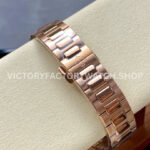 MS Factory Patek Philippe Nautilus 7118/1200R-010 35.2mm Full Rose Gold Diamond Bezel Gold Dial