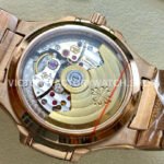 MS Factory Patek Philippe Nautilus 7118/1200R-011 35.2mm Full Rose Gold Diamond Bezel White Dial