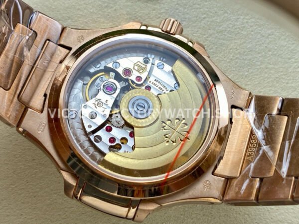 MS Factory Patek Philippe Nautilus 7118/1200R-011 35.2mm Full Rose Gold Diamond Bezel White Dial