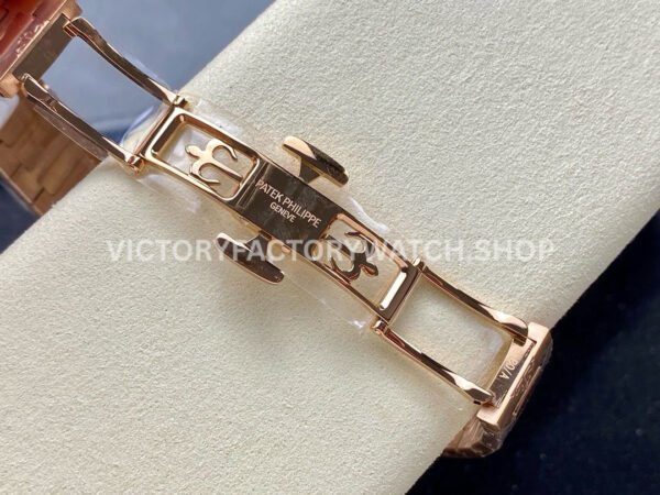 MS Factory Patek Philippe Nautilus 7118/1200R-011 35.2mm Full Rose Gold Diamond Bezel White Dial