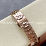 MS Factory Patek Philippe Nautilus 7118/1200R-011 35.2mm Full Rose Gold Diamond Bezel White Dial