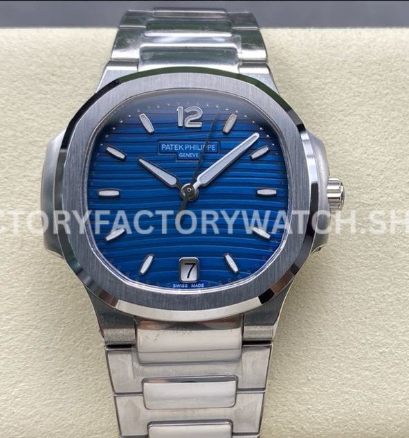 MS Patek Philippe Nautilus 7118 1A 001 blue dial steel