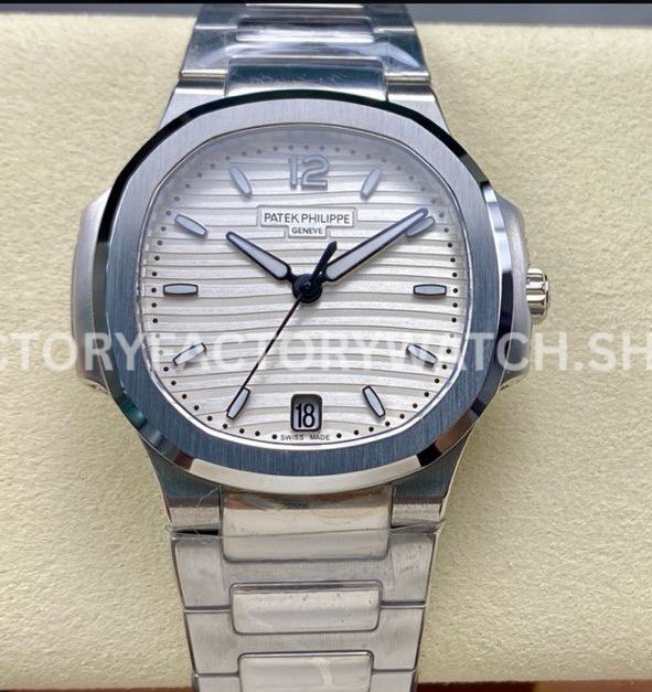 MS Patek Philippe Nautilus 7118 1A 010 white dial full steel