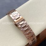 MS Factory Patek Philippe Nautilus 7118/1R-010 35.2mm Full Rose Gold Champagne Dial