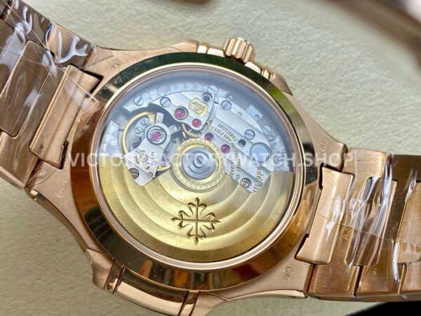 MS Factory Patek Philippe Nautilus 7118/1R-010 35.2mm Full Rose Gold Champagne Dial